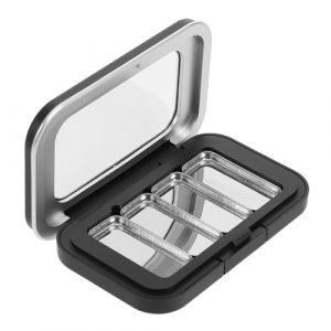 VICASKY Boîte Aimantée Compacte Pour Fard à Paupières Vide Palette Maquillage Rechargeable Rangement Cosmétique Portable Pour Voyageuses Malette Maquillage Anti-poussière Set De Palettes a (Micanties, neuf)
