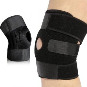 Genouill&egrave;re pour Hommes et Femmes - Genouillere Arthrose Genou avec Stabilisateurs en cas d'arthrose, de m&eacute;nisque, de LCA - Genouill&egrave;re r&eacute;glable et respirante pour le sport (liqiye, neuf)