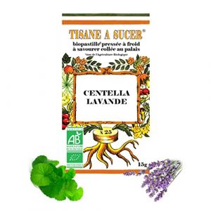 Bio Pastilles Tisane &agrave; Sucer Centella / Lavande Bio (Clairenature, neuf)