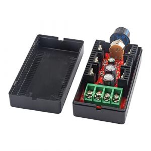 Aideepen Régulateur de vitesse du moteur DC 12 V 24 V 48 V 2000 W MAX 9-50 V 40 A PWM HHO RC Contrôleur, régulateur de vitesse de moteur, interrupteur générateur de signal (Aideepen-EU, neuf)