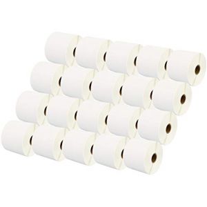 20 Compatibles Rouleaux 76mm x 51mm Étiquettes thermique pour Zebra GK420d GK420t GC420d GX420d GX420t GC420t GX430t GT800 LP2844 TLP 2844 Citizen CL-S521 CL-S621 CL-S631 (1000 Étiquettes par Rouleau) (Printing Saver, neuf)