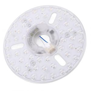 Phefop Kit D'&eacute;clairage du Ventilateur de Plafond LED, 24W 3CCT 3000K 4000K 6000K Fonction de M&eacute;moire Dimmable Attachement Magn&eacute;tique pour le Plafond Panneau de Remplacement de Lampe de (230V) (Geiyuar, neuf)