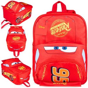 Disney Cars Sac à Dos Enfant Lightning McQueen Cartable Scolaire Léger Maternelle Sac Pique Nique Rangement École Sorties Voyage (Get Trend., neuf)