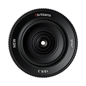 7artisans 18mm F6.3 II UFO Objectif, compatible avec APS-C Sony E-Mount A5000 A5100 A6000 A6100 A6300 A6400 A6500 A6600 NEX-3 NEX-3N NEX-3R NEX-5T NEX-5R X-5 NEX 5N NEX (Light Shadow-EU, neuf)