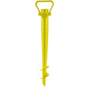 Embout de forage pour parasol de plage de plage de pied parapluie base fixation couleurs rouge bleu jaune vert abs résistant pratique et léger (asiago101, neuf)
