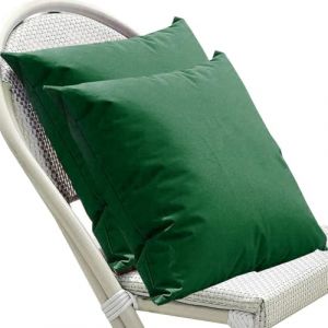 Taie d'oreiller 50x70 65x65 Housse Oreiller 40x60 80x80 Lot De 2 Housse De Coussin Exterieur Impermeable pour Salon de Jardin,Couverture Oreiller Canapé Decoration(Vert foncé,65x65 cm Set of 2) (leeupault, neuf)