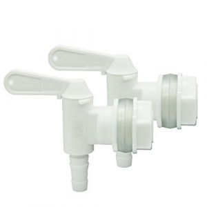 Pera Lot de 2 Robinets en plastique pour cuve de mise en bouteille, robinet de rechange pour bière ou soda artisanaux (TOMMUR INDUSTRY CO.,LTD, neuf)