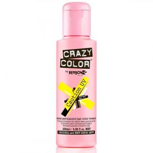 Coloration Crazy Color Caution UV Jaune 100 ml (MENSIDE, neuf)