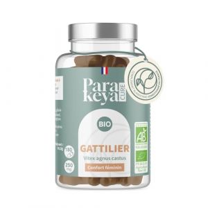 Parakeya - Gattilier Bio 250 mg - 180 g&eacute;lules - Confort f&eacute;minin & &eacute;quilibre au quotidien - Compl&eacute;ment alimentaire (PARAKEYA, neuf)