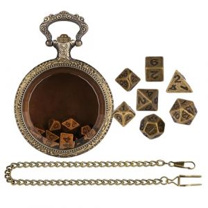 Ensemble avec &eacute;tui pour montre de poche, &eacute;tui pour montre de poche, vintage en verre transparent jouet de jeu de table, en m&eacute;tal avec &eacute;tui pour montre de poche, &eacute;tui pour (Lichangjie, neuf)