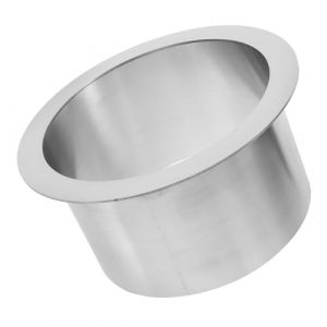 JOINPAYA Trappe &Agrave; D&eacute;chets Int&eacute;gr&eacute;e En Acier Inoxydable Ronde Pour Plan De Travail - Oeillet De Poubelle Pratique 20X20X10Cm Pour Cuisine Et Maison (Leasndao, neuf)