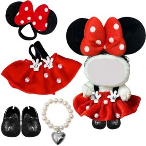 GWAWG Lot de 4 v&ecirc;tements de 17 cm pour poup&eacute;es de 17 cm Ensemble d'accessoires de Poup&eacute;e Comprenant 1 N&oelig;ud Papillon 1 Bracelet 1 Robe 1 Paire de Chaussures V&ecirc;tements pour Poup&eacute;e (GWAWG, neuf)