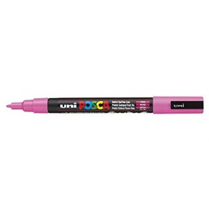 UNI-BALL Posca Marqueur peinture PC-3 M – Rose – 1 Stylo (Arrêt sur l'image, neuf)