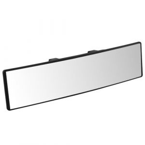 QWORK&reg; R&eacute;troviseur int&eacute;rieur de voiture, r&eacute;troviseur panoramique &agrave; clipser, pour voiture, SUV, camions, 30 x 8 cm (shavinglikes, neuf)
