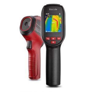 Eco Lite thermom&egrave;tre infrarouge, -20&deg;C &agrave; 550&deg;C, Thermom&egrave;tre visuel, Thermom&egrave;tre &agrave; suivi en direct en plein &eacute;cran de 2,4", R&eacute;solution IR 96&times;96, Outils HVAC, Mode double, Utilisation de 14h (HIKMICRO Official, neuf)