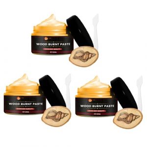 Genikeer P&acirc;te Torche Br&ucirc;lante, 120ml Torch Paste Bois, Torch Paste Burning Wood pour La Cr&eacute;ation Pyrogravure, Gel De Combustion du Bois, Marqueur De Br&ucirc;lure Cr&egrave;me Gravure Non Toxique (Genikeer, neuf)