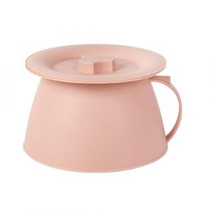 Pot de chambre avec couvercle, 1.5L Urinoir Avec Couvercle Et Poign&eacute;e, portable chevet crachage, Portable Urinoir pour la voiture camping &agrave; domicile (detwestip, neuf)