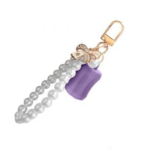 Porte-cl&eacute; portable pour baume &agrave; l&egrave;vres - Clip &agrave; lib&eacute;ration rapide - Design tendance - Compatible avec plusieurs marques - Essentiel de voyage - Anti-perte (ERSHI, neuf)