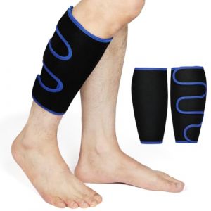 Fefod Manchon Compression Mollet, R&eacute;glable Compression Mollet Manchon, Soutien au Mollet Attelle de Soutien tibial Compression de Bande &eacute;lastique, per Douleur au Mollet, Claquage, Gonflement, Crampes (Fefod Direct, neuf)