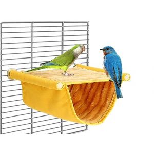 Kellegour Hamac pour Oiseaux,Hamac &agrave; Oiseaux pour Perroquet,Perroquet Hamac,Nid Perruche Hamac,Tente de Cage Suspendue,pour Agaves,Perroquets,Canaris,Hamsters,Chinchillas,Moineaux,Cobayes (Redm, neuf)