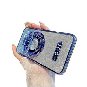 SIYOPINPFY Coque pour Samsung Galaxy S9+ Plus, Paillettes Souple Silicone Antichoc Anti-Rayures Housse, Protection d'appareil Photo &agrave; Housse avec Anneau pour Samsung Galaxy S9+ Plus, Brillant Bleu (SIYOPINPFY, neuf)