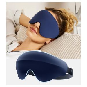 drembloo Masque de sommeil – Masque de sommeil pour les yeux pour hommes et femmes, masque de sommeil zéro pression avec blocage de la lumière à 100 %, ultra doux et réglable pour repos profond (KSKLC LTD, neuf)