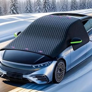 SHIHUAFADACAI Couverture Pare Brise Voiture pour Audi A5 Sportback (8T) 2011-2016, Protege Pare Brise Magn&eacute;tique, Protection Repliable Anti Givre et Neige UV Soleil Poussi&egrave;re Pluie (telaikairui, neuf)