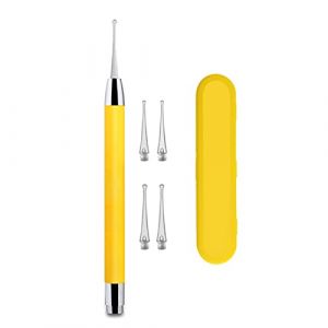 Sunydog Nettoyant Oreille,Nettoyeur de Cire d'oreille LED Lumi&egrave;re de Nettoyage d'oreille Earpick Dissolvant de C&eacute;rumen Lumineux Oreille Curette Lumi&egrave;re Cuill&egrave;re Outil de Soins de Sant&eacute; pour Adultes (KIMYILAND, neuf)