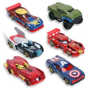 Siphus 6 Pièce Voiture Enfant, Petites Voitures Jouets, Voiture Friction, Petite Voiture Enfant, Lot Voiture Enfant, Miniature, Cars Jouet, pour Enfants à Partir de 3 Ans (SNSF-HSFHSFHK, neuf)