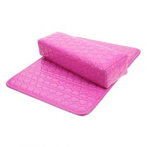 OFFIGAM Set Coussin De Main Pour Manucure Tapis De Nail Art Japonais Coussin Main Rose Repose-mains Pour Salon Et Usage Personnel Protège Table Et Accessoires De Manucure (pristonswater, neuf)