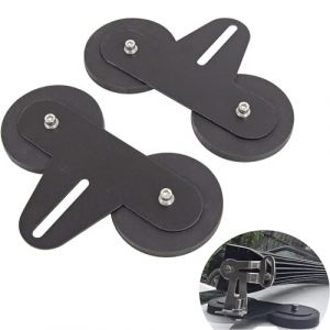 YOJZMA 2Pcs Support Universel à Barre LED Magnétique, Supports à Aimant Puissant pour Camion SUV ATV UTV Feux LED de Travail et Anti-brouillard Tout Terrain(Modèle C) (FSYIHUI, neuf)