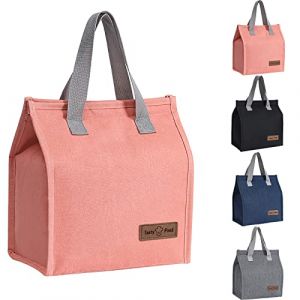 Yikki Sac Isotherme Repas pour Homme Femme Enfant, Réutilisable Lunch Bag Isotherme, étanche Sac Dejeuner pour le Travail Bureau l'école le pique-nique Les Voyages Picnic (Rose) (zhenggoumaoyi, neuf)