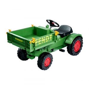 Big Fendt Tracteur/véhicule-Jouet, siège réglable sur 3 Positions, Jusqu'à 50 kg, avec permis Fendt et chaîne d’entraînement de précision, pour Les Enfants à partir de 3 Ans, Vert, Jaune, Noir, Rouge. (ms-plueth, neuf)