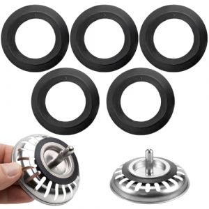 ELNX Lot de 5 Joints toriques en Caoutchouc pour Bouchon d'&eacute;vier Franke Blanco pour Filtre &agrave; Panier 78 79 80 82 83 mm Accessoires de Remplacement pour &eacute;vier de Cuisine et buanderie (Suzaihuu, neuf)