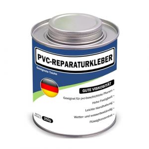 Colle &agrave; souder pour b&acirc;che en PVC souple - 235 ml - R&eacute;sistante &agrave; l'eau - Transparent - Pour b&acirc;ches de camion, b&acirc;che de bateau, tentes, id&eacute;ale pour l'ext&eacute;rieur (Genius panda, neuf)