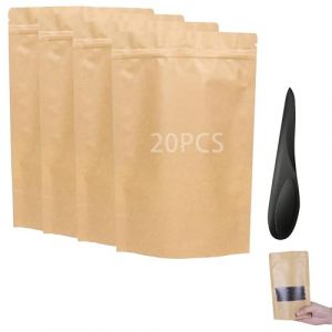 20 Format C5 Enveloppes Kraft Gommé pour l'envoi de Factures,de Prospectus,de Déclarations d'impôts,de Brochures,Lot de (UAB WSVLKE LT, neuf)