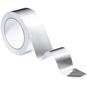 20M x 50mm Scotch Aluminium Anti Fuite, Ruban Adhésif Aluminium, Ruban Scellant Métallique En Pour Conduits D'air Haute Temperature,Isolation & Barrière contre Vapeur pour Lave-vaisselle (HongYuFanuk, neuf)