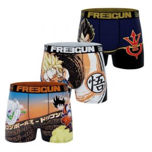 FREEGUN Boxer Microfibre Enfant Dragon Ball Z (14-16 Ans, Pack de 3 DBZ14) (FRENCH MARKET, neuf)