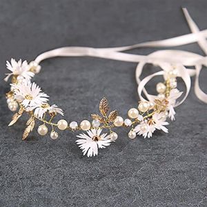 Coiffes de mariage Coiffe de mariée Couronne Bandeau Coiffe Coiffe de mariage Coiffe de fleurs faite à la main Accessoires pour cheveux Accessoires Accessoires pour cheveux de mariage (foshanjiningpingshangmaoyouxiangongsi, neuf)