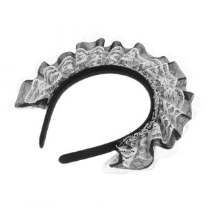 Garneck Bandeau Dentelle Lolita pour Fille Serre-t&ecirc;te Cosplay de Soubrette Coiffe Dentelle pour Cheveux Accessoire de Cheveux pour Anime et Jeux de R&ocirc;le (Eerstra, neuf)