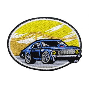 Finally Home &Eacute;cusson thermocollant pour voiture au coucher du soleil | Patchs de voiture de sport, &eacute;cusson thermocollant, &eacute;cusson de moto (Finally Home Shop, neuf)