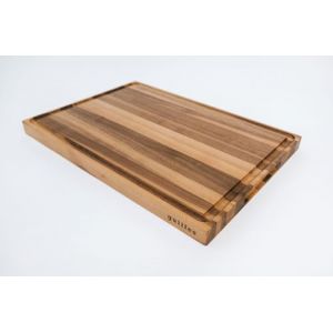 GULILES Planche &agrave; d&eacute;couper fabriqu&eacute;e &agrave; la main en bois de noyer naturel, huil&eacute; | comestible pour la pr&eacute;paration des aliments, de la viande, des l&eacute;gumes, du pain, des craquelins et du fromage (XL) (GULILES, neuf)