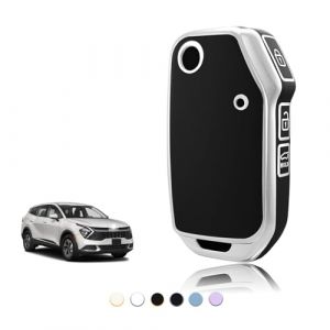 TOOMUME Coque Clé TPU, Etui Clé Étui Clé Adapté pour Kia Sportage R GT MK5 Stinger GT Sorento Picanto Ceed CD Proceed XCeed Cerato Forte, Couvre Clef Cache Cle Voiture Telécommande - Flip Key (TOOMUME, neuf)