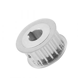 Xuulan HTD 5M-24T Poulie de chronom&eacute;trage, 24teth 5m-24T, 16/27 / 27mm Largeur, 8/10/12/14/19 / 20mm d'al&eacute;sage, avec cl&eacute; de clavette, poulie &agrave; Engrenages for CNC Machine (XIANGLAN STORE, neuf)