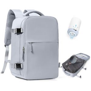 BJLFS Sac à dos sous vide avec pompe,Baggage Cabine à main avec compression pour Ryanair 40x20x25 Sac à dos Voyage Sac cabine Easyjet 45x36x20 pour homme et femme (ONXTHIN, neuf)