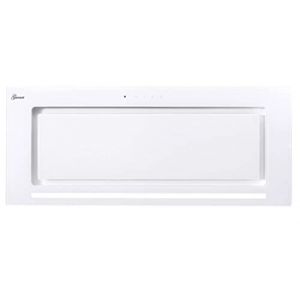 GURARI Hotte GCH E 217 WH 90 PRIME avec 2 kits de recirculation, hotte aspirante encastrable 90 cm, en blanc, verre blanc, 1000 m&sup3;/h, bandes LED, hotte, extraction, hotte aspirante, t&eacute;l&eacute;commande (elektroniks-home, neuf)