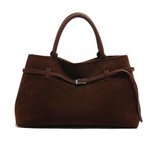 KEYULI Modavo Sac fourre-tout en daim pour femme, grand sac &agrave; main en daim marron avec poign&eacute;e sur le dessus, sac &agrave; main Modavo vintage en daim synth&eacute;tique de grande capacit&eacute; (KEYULIA, neuf)