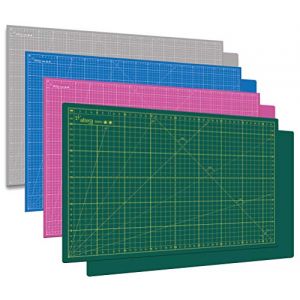 Altera Tapis de d&eacute;coupe, plan de travail format A1 (60 x 90 cm), Hobby D&eacute;coupe Altera auto-cicatrisante verte avec grille (FranceShop SAS, neuf)
