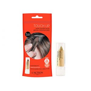 L'Action Paris Stick de Couverture Capillaire Instantanée, Couvre les Cheveux Gris et les Racines Décolorées, Formule Résistante à l'Eau Longue Tenue pour un Aspect Naturel, Brun Clair 4g (Parapharmacie Centrale, neuf)