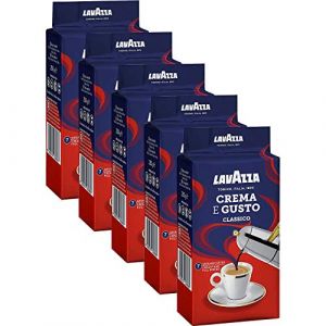 Lavazza Crema e Gusto, Café Moulu, 5x 250g (Italiaen Gourmet UK Ltd, neuf)
